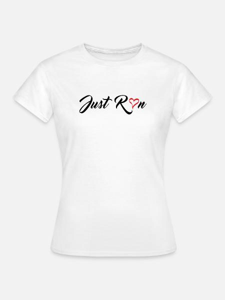 Lauf einfach - Frauen T-Shirt - Weiß