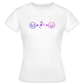 Idée de sports de pickleball pour les fans de la communauté de pickleball - T-shirt Femme - blanc - Devant - AI Model Female 172 dark (172cm)