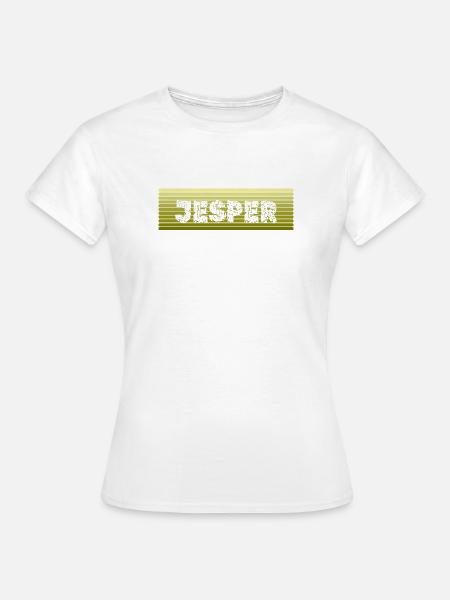 Name Jesper - Frauen T-Shirt - Weiß