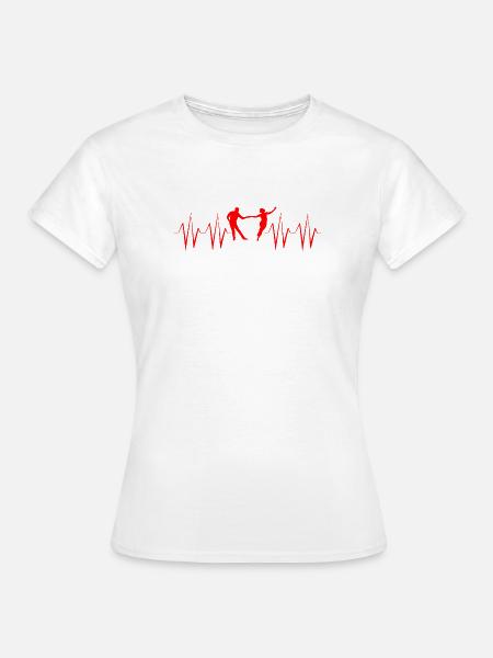 Swing Swing-Musik - Frauen T-Shirt - Weiß