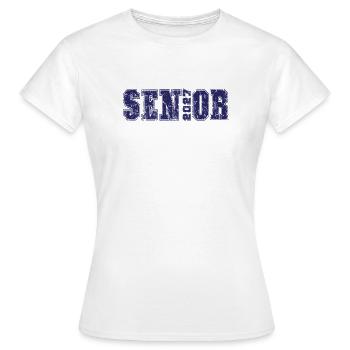 Senior 2027 Graduation | Class of 2027 Shirt - Women's T-Shirt - white - Front - AI Model Female 172 dark (172cm)