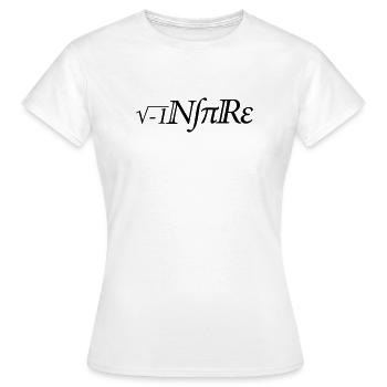 Math Inspire - T-shirt Femme - blanc - Devant - AI Model Female 172 dark (172cm)