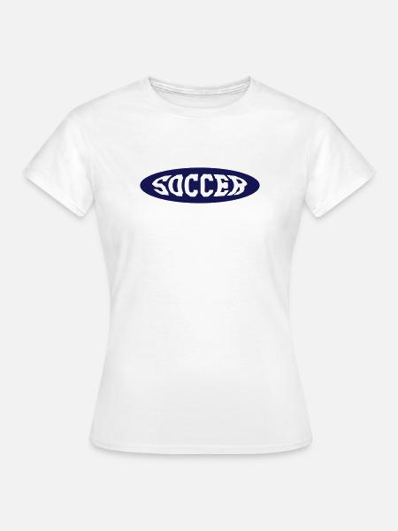 Soccer - Frauen T-Shirt - Weiß