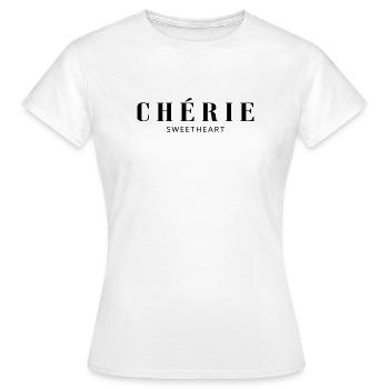 Cherie Sweetheart - Women's T-Shirt - white - Front - AI Model Female 172 dark (172cm)