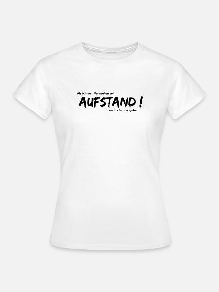 Aufstand - Frauen T-Shirt - Weiß