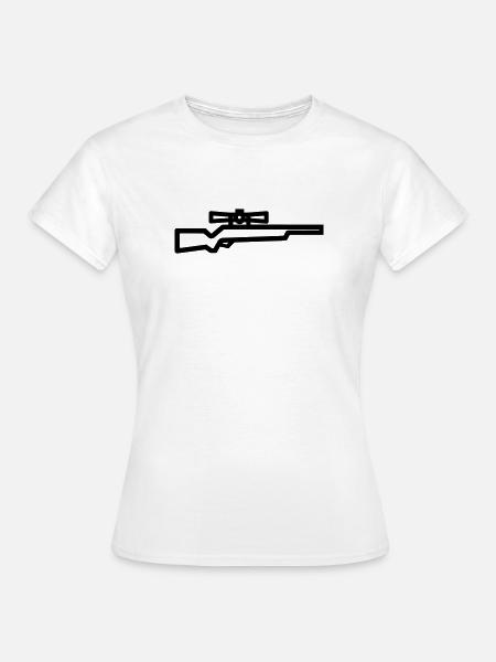 Scharfschütze - Frauen T-Shirt - Weiß