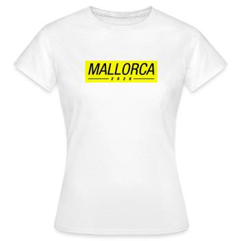 Mallorca 2026 Mallorca Holiday - Women's T-Shirt - white - Front - AI Model Female 172 dark (172cm)