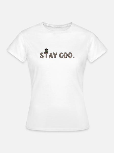 Taube Taubenliebhaber Taubenfan Geschenkidee - Frauen T-Shirt - Weiß