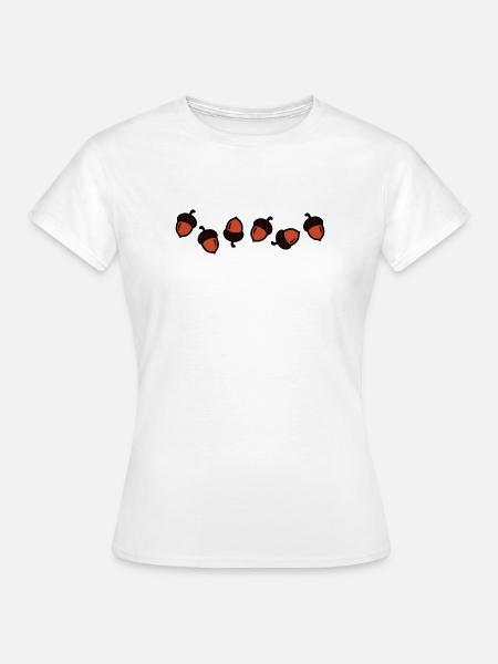 Eichel Comic - Frauen T-Shirt - Weiß