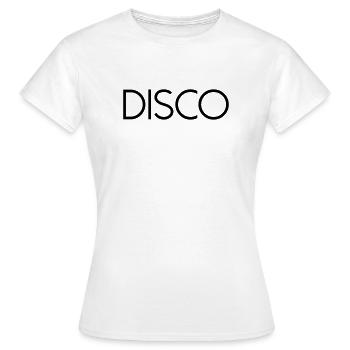 DISCO Diskokugel - Frauen T-Shirt - Weiß - Vorne - AI Model Female 172 dark (172cm)