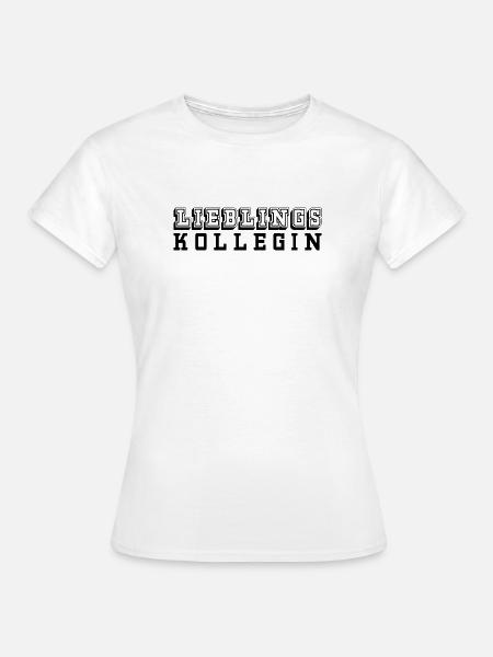 Lieblingskollegin Tshirt black - Frauen T-Shirt - Weiß