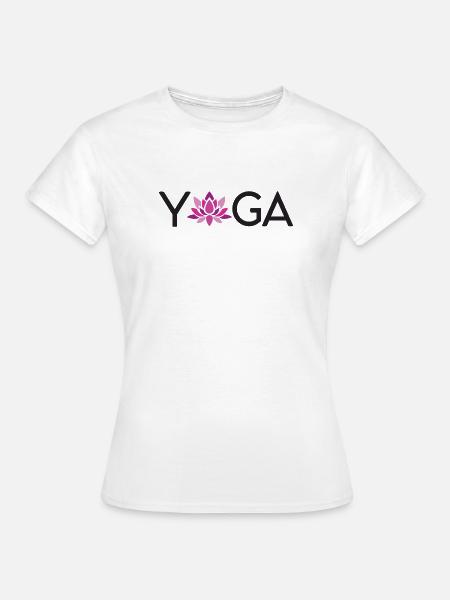 Yoga Geschenkidee - Frauen T-Shirt - Weiß