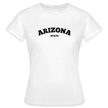 Arizona State - Women's T-Shirt - white - Front - AI Model Female 172 dark (172cm)