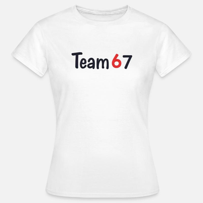 Team 6 7 – Collective Text Design - Women's T-Shirt - white