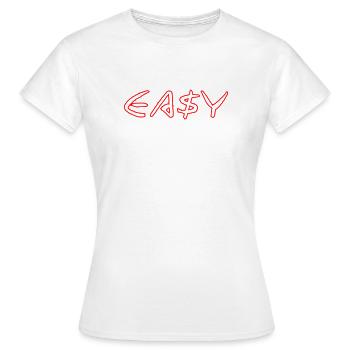 Facile - T-shirt Femme - blanc - Devant - AI Model Female 172 dark (172cm)