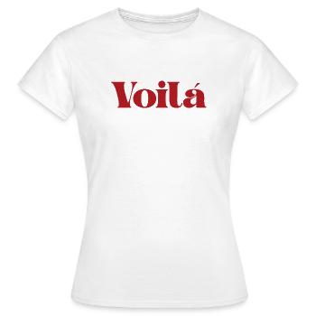 Le tour est joué - T-shirt Femme - blanc - Devant - AI Model Female 172 dark (172cm)