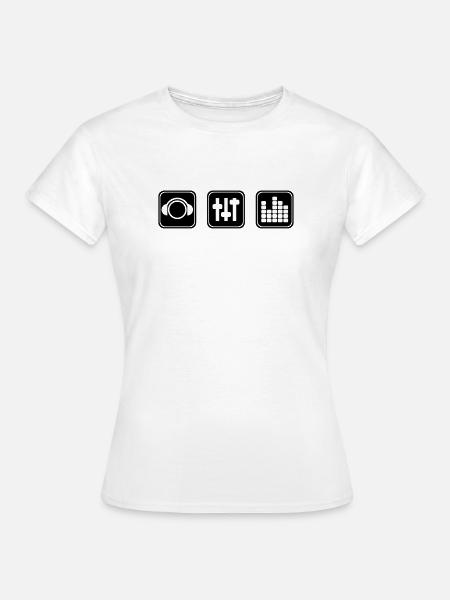 Musiksymbole 2 - Frauen T-Shirt - Weiß