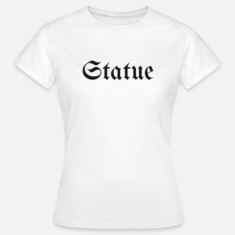 Statue Gothic - Women's T-Shirt - white