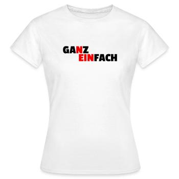SIMPLEMENT NON - T-shirt Femme - blanc - Devant - AI Model Female 172 dark (172cm)