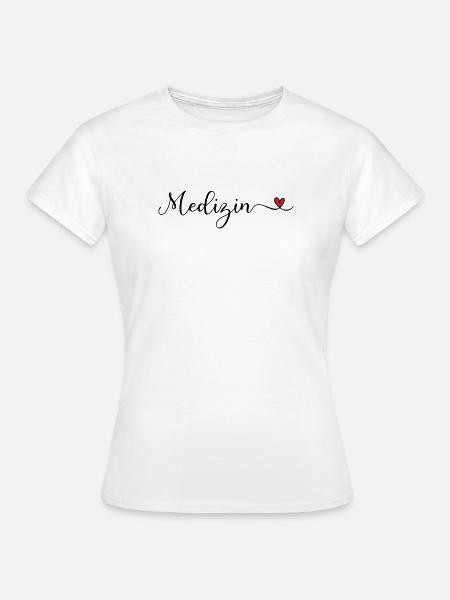 Medizin mi tHerz - Frauen T-Shirt - Weiß