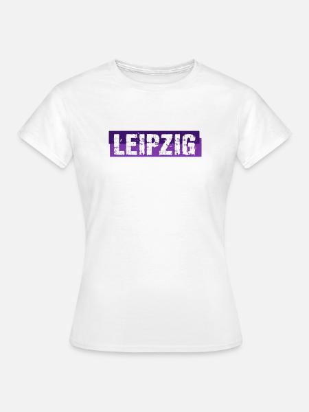 Leipzig - Banner - Deutschland - Germany - Frauen T-Shirt - Weiß
