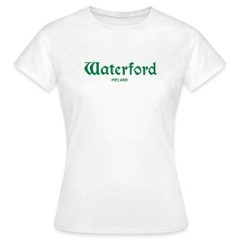 WATERFORD Irlande Irlande - T-shirt Femme - blanc - Devant - AI Model Female 172 dark (172cm)