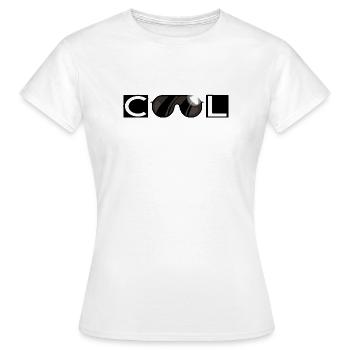 cool - T-shirt Femme - blanc - Devant - AI Model Female 172 dark (172cm)