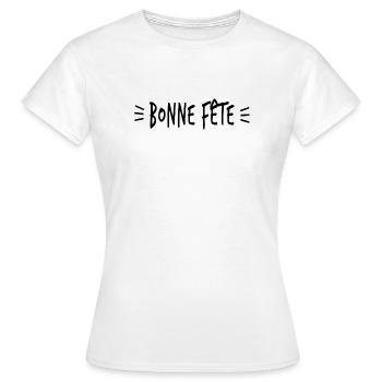 GRANNY. MOTHER'S DAY. HAPPY GRANNY'S DAY. I LOVE YOU - Women's T-Shirt - white - Front - AI Model Female 172 dark (172cm)