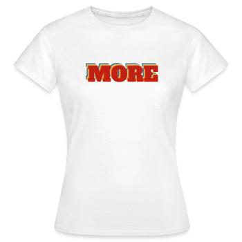 Plus - T-shirt Femme - blanc - Devant - AI Model Female 172 dark (172cm)