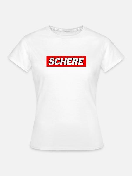 Schere - Funny Memes - Frauen T-Shirt - Weiß