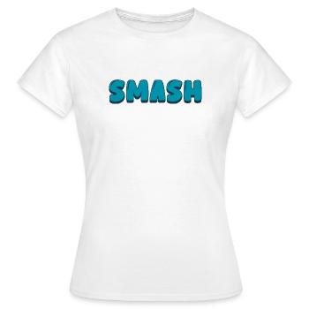 Smash - Women's T-Shirt - white - Front - AI Model Female 172 dark (172cm)