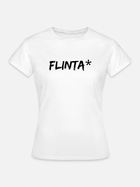 FLINTA QUEER FEMINISTISCHES STATEMENT TOLERANZ - Frauen T-Shirt - Weiß