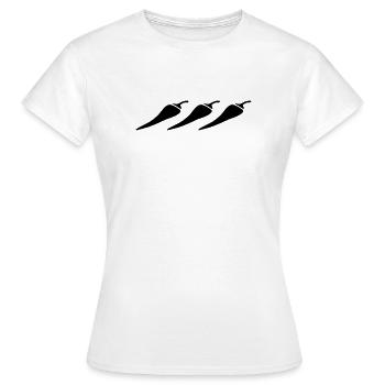 Chili - Women's T-Shirt - white - Front - AI Model Female 172 dark (172cm)