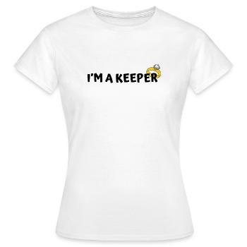 Engagement-Design - Frauen T-Shirt - Weiß - Vorne - AI Model Female 172 dark (172cm)