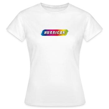 Spectre de lettrage Hurrican - T-shirt Femme - blanc - Devant - AI Model Female 172 dark (172cm)