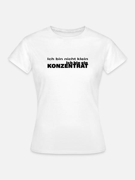 KONZENTRAT - Frauen T-Shirt - Weiß