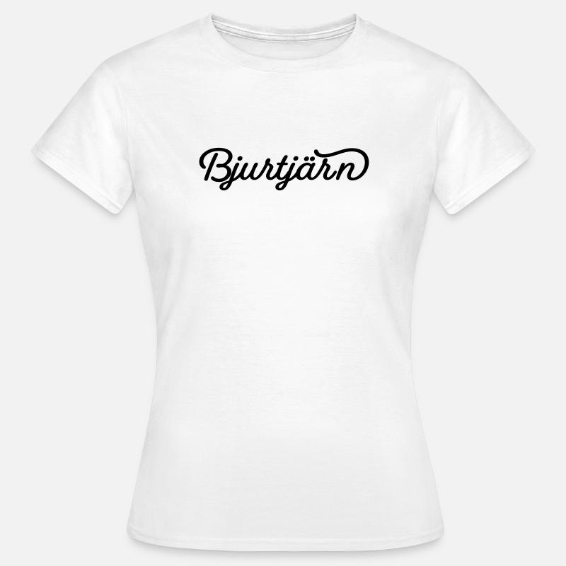 Bjurtjärn black - Women's T-Shirt - white