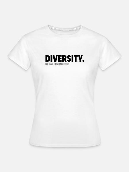 Diversity - Frauen T-Shirt - Weiß