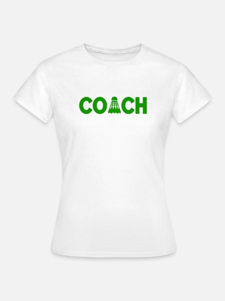 Federball Coach - Frauen T-Shirt - Weiß
