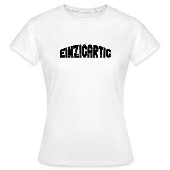 Unique - Women's T-Shirt - white - Front - AI Model Female 172 dark (172cm)