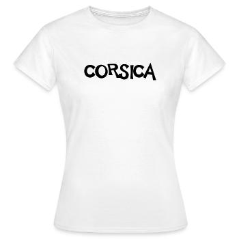 Korsika (V) - Frauen T-Shirt - Weiß - Vorne - AI Model Female 172 dark (172cm)