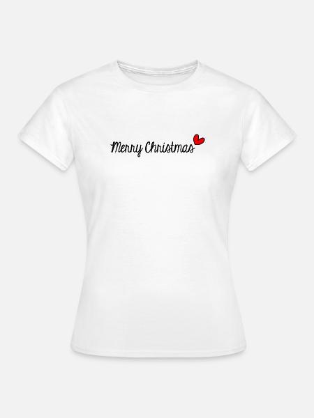 WEIHNACHTEN. FROHE WEIHNACHTEN. FROHE WEIHNACHTEN. NEUJAHR - Frauen T-Shirt - Weiß