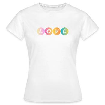 Amour - Amour - Ti amo - T-shirt Femme - blanc - Devant - AI Model Female 172 dark (172cm)