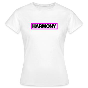 Typo HARMONY Contour 2C - T-shirt Femme - blanc - Devant - AI Model Female 172 dark (172cm)