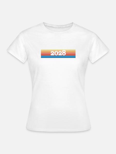 2028 - Frauen T-Shirt - Weiß