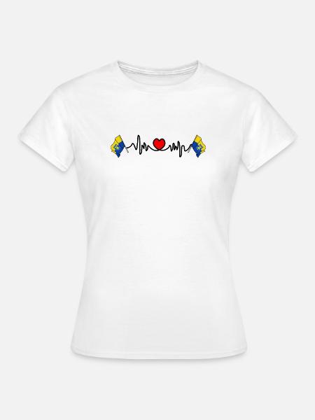 Herzschlag Zandvoort - Frauen T-Shirt - Weiß