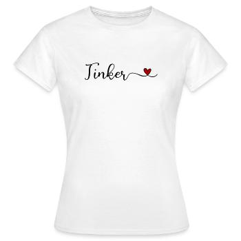Tinker with heart - Women's T-Shirt - white - Front - AI Model Female 172 dark (172cm)