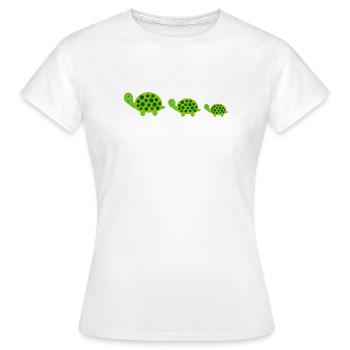 Turtle Turtles - Women's T-Shirt - white - Front - AI Model Female 172 dark (172cm)