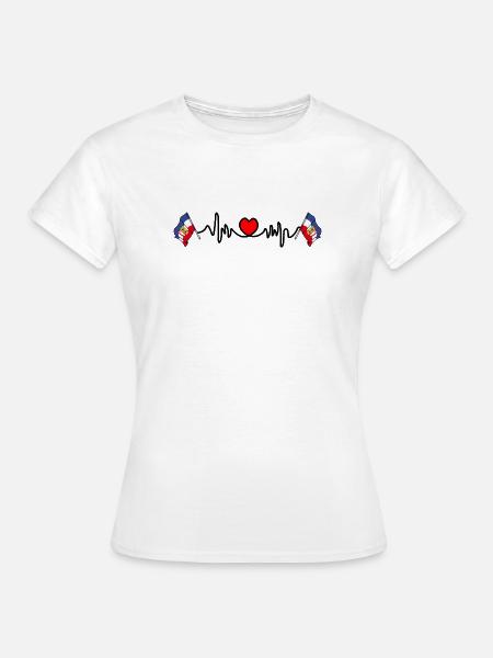 Herzfrequenz-Cardio für Schleswig Holstein - Frauen T-Shirt - Weiß