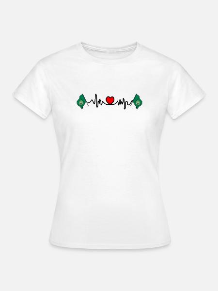 Herzfrequenz-Cardio für Washington - Frauen T-Shirt - Weiß